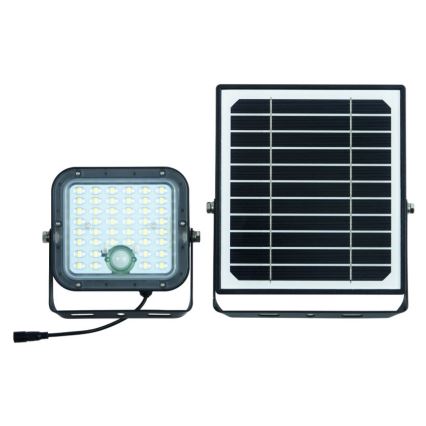 Ledvance - LED regulowany reflektor solarny z czujnikiem ruchu i zmierzchu FLOOD SPLIT LED/10W/3,2V 5000 mAh IP65 + pilot zdalnego sterowania