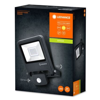 Ledvance - LED Reflektor z czujnikiem ENDURA LED/30W/230V IP44