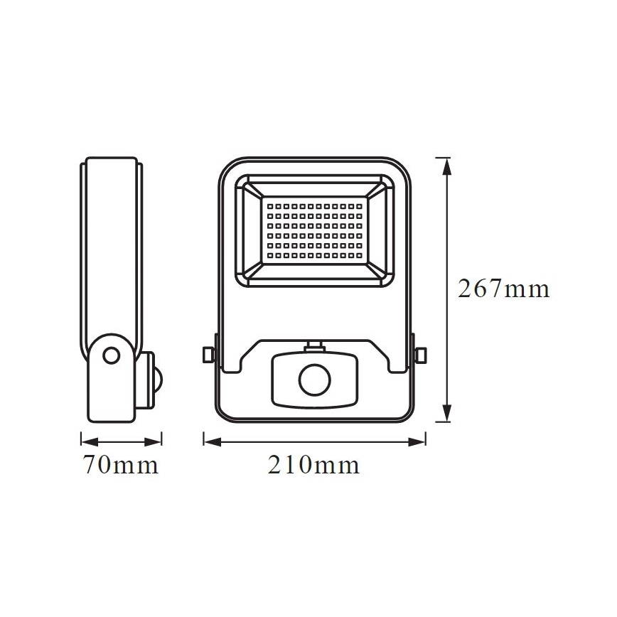 Ledvance - LED Reflektor z czujnikiem ENDURA LED/50W/230V IP44