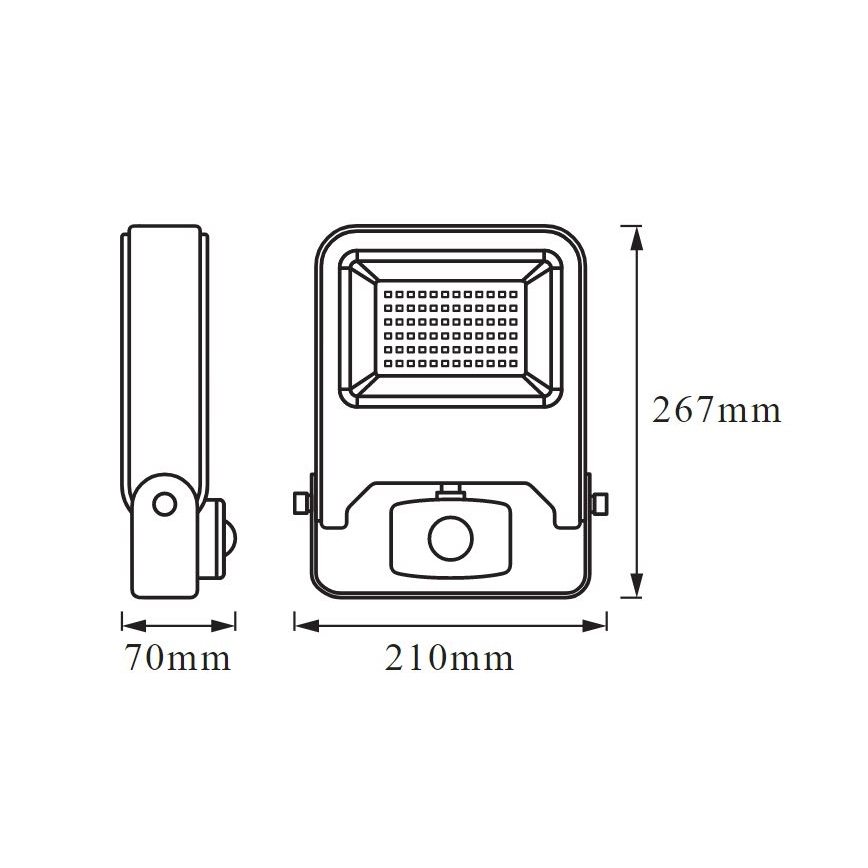 Ledvance - LED Reflektor z czujnikiem ENDURA LED/50W/230V IP44