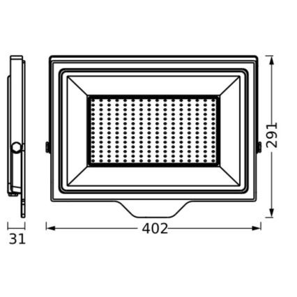 Ledvance - LED Zewnętrzny reflektor ścienny FLOODLIGHT ESSENTIAL LED/200W/230V IP65