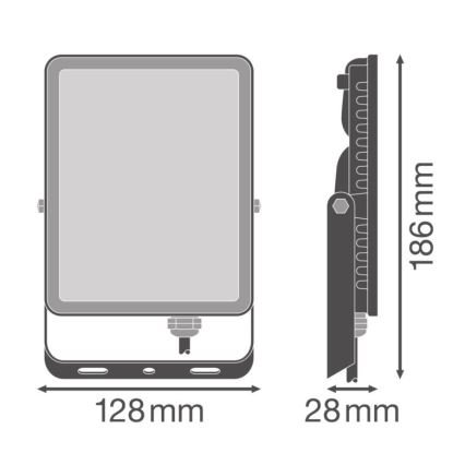 Ledvance - LED Zewnętrzny reflektor ścienny FLOODLIGHT ESSENTIAL LED/30W/230V 4000K IP65