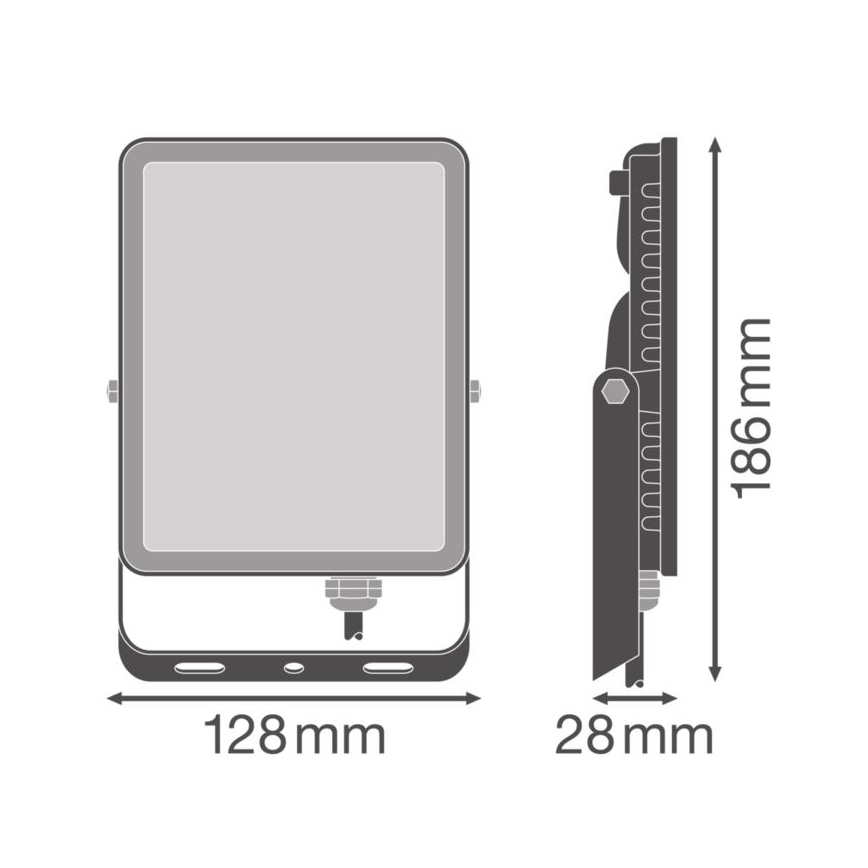 Ledvance - LED Zewnętrzny reflektor ścienny FLOODLIGHT ESSENTIAL LED/30W/230V 4000K IP65