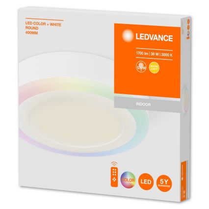 Ledvance - LED RGB Panel sufitowy ściemniający LED/38W/230V + RC