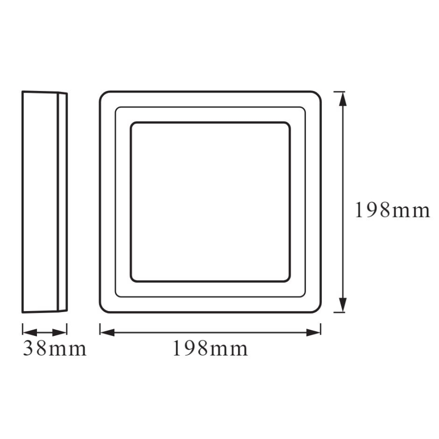 Ledvance - LED RGB Plafon ściemnialny LED/19W/230V + pilot