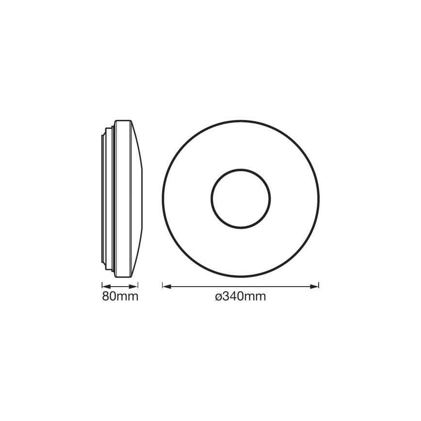 Ledvance - LED RGB Oświetlenie ściemnialne SMART+ KITE LED/18W/230V 3000K-6500K Wi-Fi