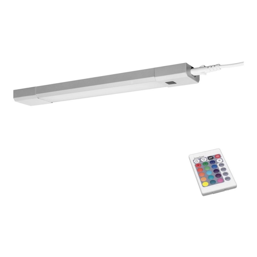 Ledvance - LED RGB Regulowane podszafkowe oświetlenie SLIM LED/4W/230V + pilot do zdalnego sterowania