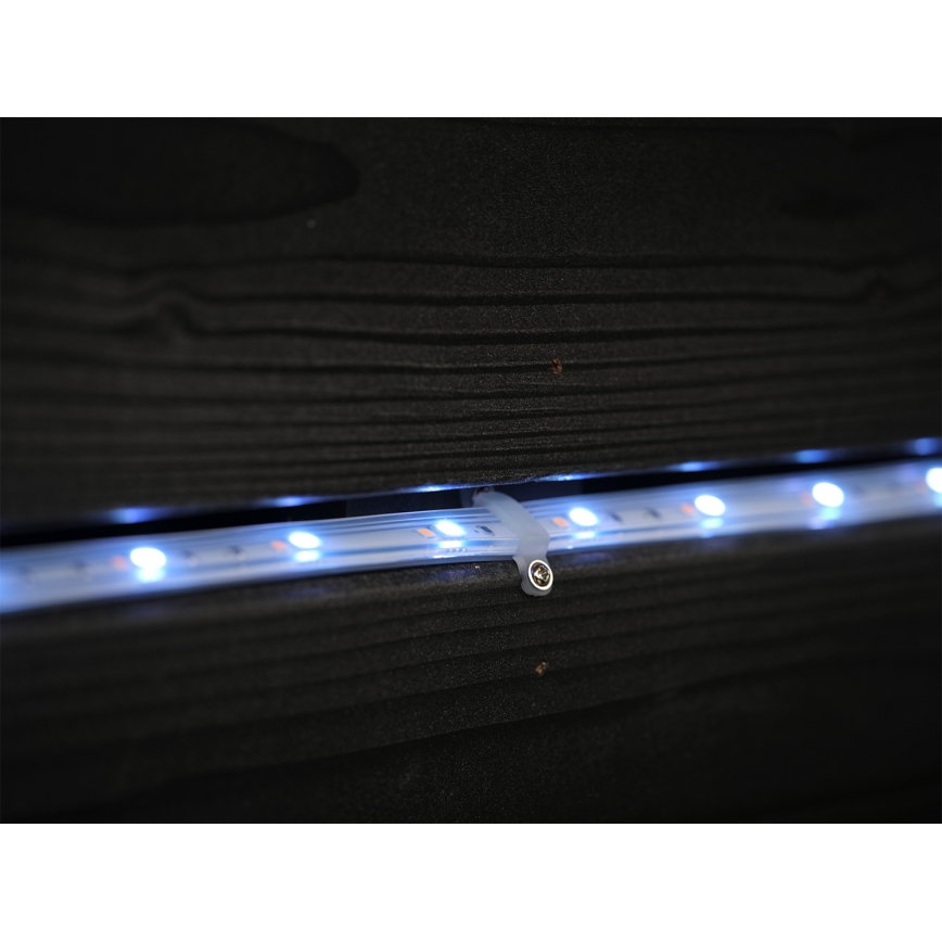 Ledvance - LED RGB ściemnialny solarny pasek FLEX MAGIC 3m LED/1,2W/3,7V 2000 mAh IP44 + zdalne sterowanie