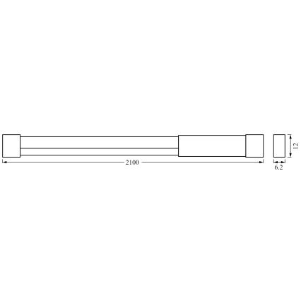 Ledvance - LED RGB Ściemnialna taśma NEON FLEX 2,1m LED/4W/5V + pilot zdalnego sterowania