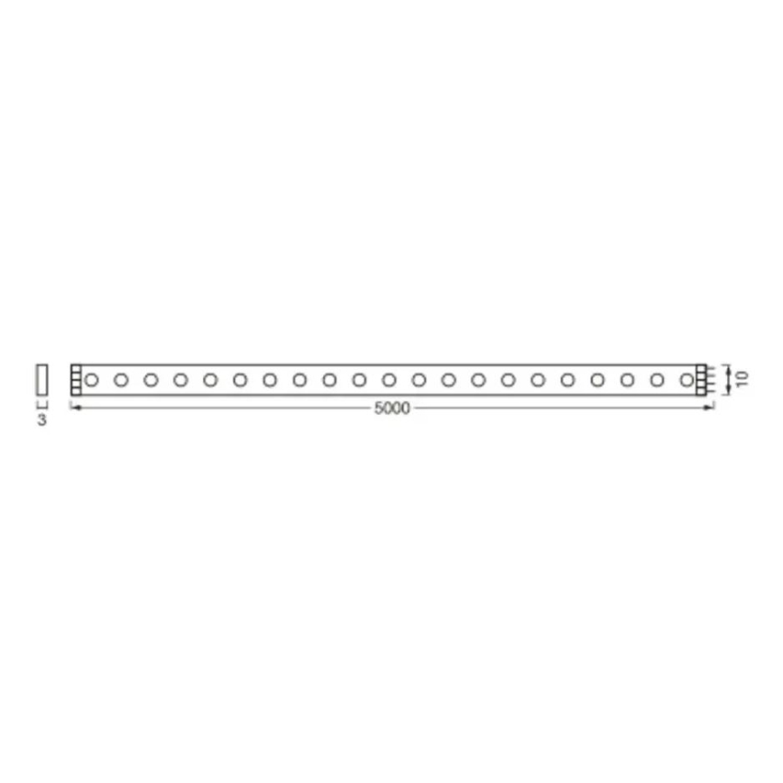Ledvance - LED RGB Taśma ściemnialna FLEX AUDIO 5m LED/20W/230V + pilot zdalnego sterowania