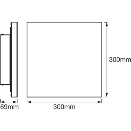 Ledvance - LED RGB+TW Plafon ściemnialny SMART+ FRAMELESS LED/20W/230V 3000K-6500K Wi-Fi