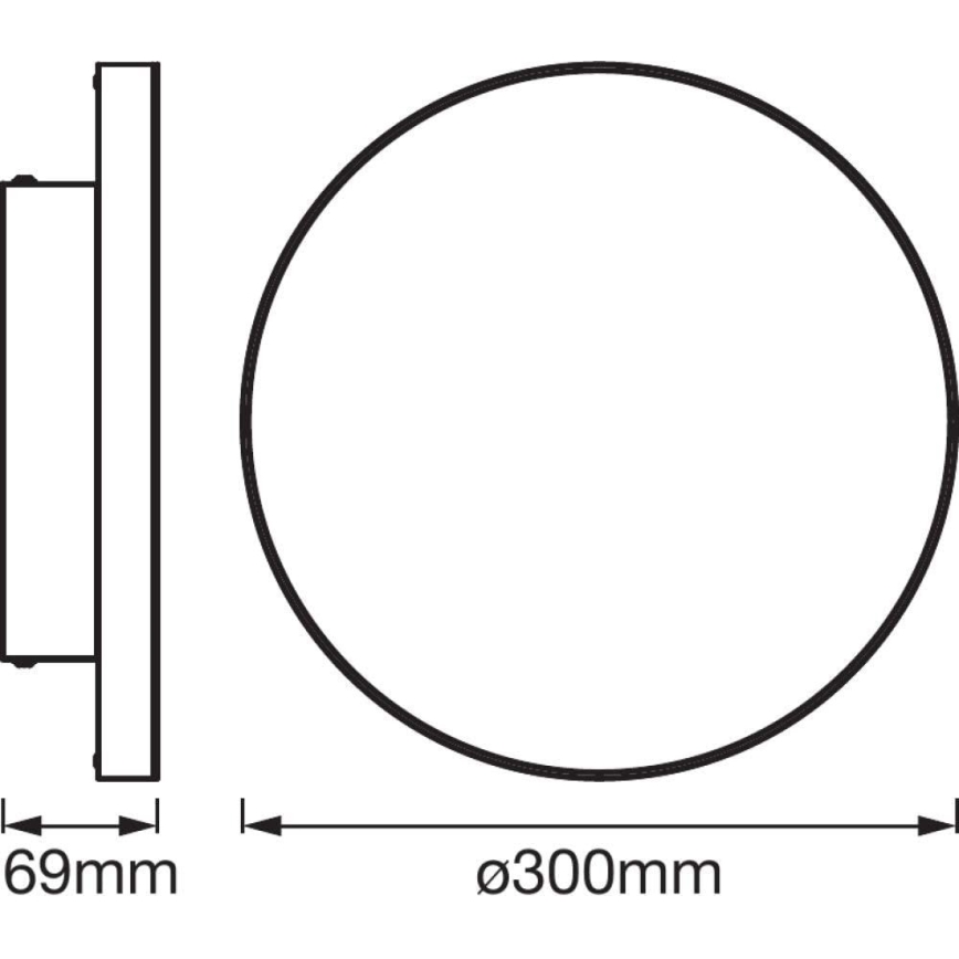 Ledvance - LED RGB+TW Oświetlenie ściemnialne SMART+ FRAMELESS LED/20W/230V 3000K-6500K