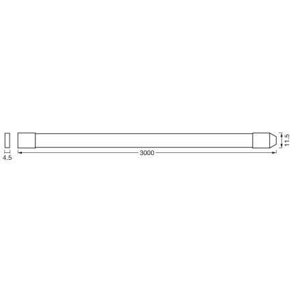 Ledvance - LED RGB+TW Ściemnialna zewnętrzny pasek FLEX 3m LED/12,5W/230V 2700-6500K IP44 Wi-Fi