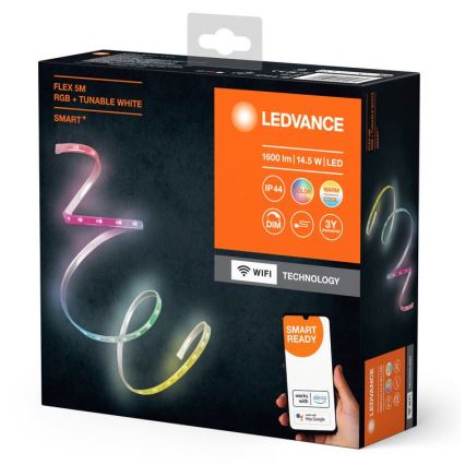 Ledvance - LED RGB+TW Ściemnialna zewnętrzny pasek FLEX 5m LED/14,5W/230V 2700-6500K IP44 Wi-Fi