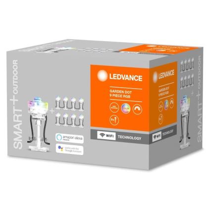 Ledvance - LED RGB Zewnętrzny zestaw rozszerzający SMART+ DOT 9xLED/2,5W/230V IP65 Wi-Fi