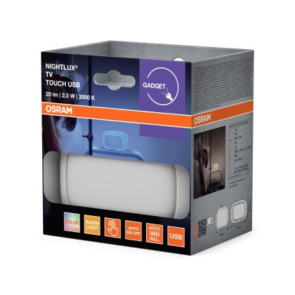 Ledvance - LED RGBW Dotykowa dziecięca lampka nocna TOUCH LED/2,5W/5V