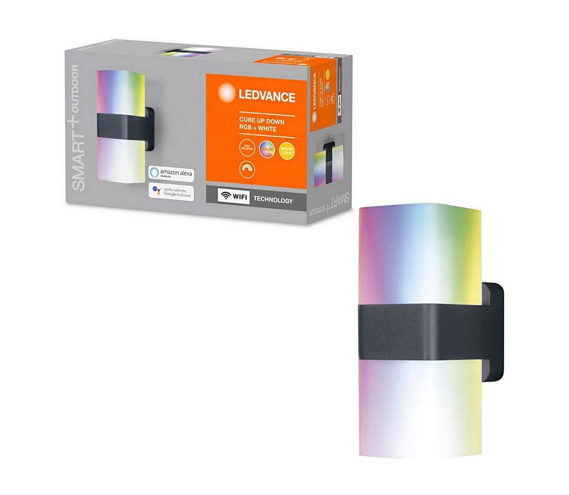 Ledvance - LED RGBW Kinkiet zewnętrzny SMART+ CUBE LED/13,5W/230V IP44 Wi-Fi
