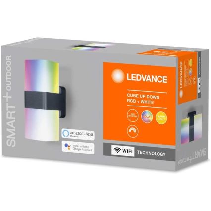 Ledvance - LED RGBW Kinkiet zewnętrzny SMART+ CUBE LED/13,5W/230V IP44 Wi-Fi