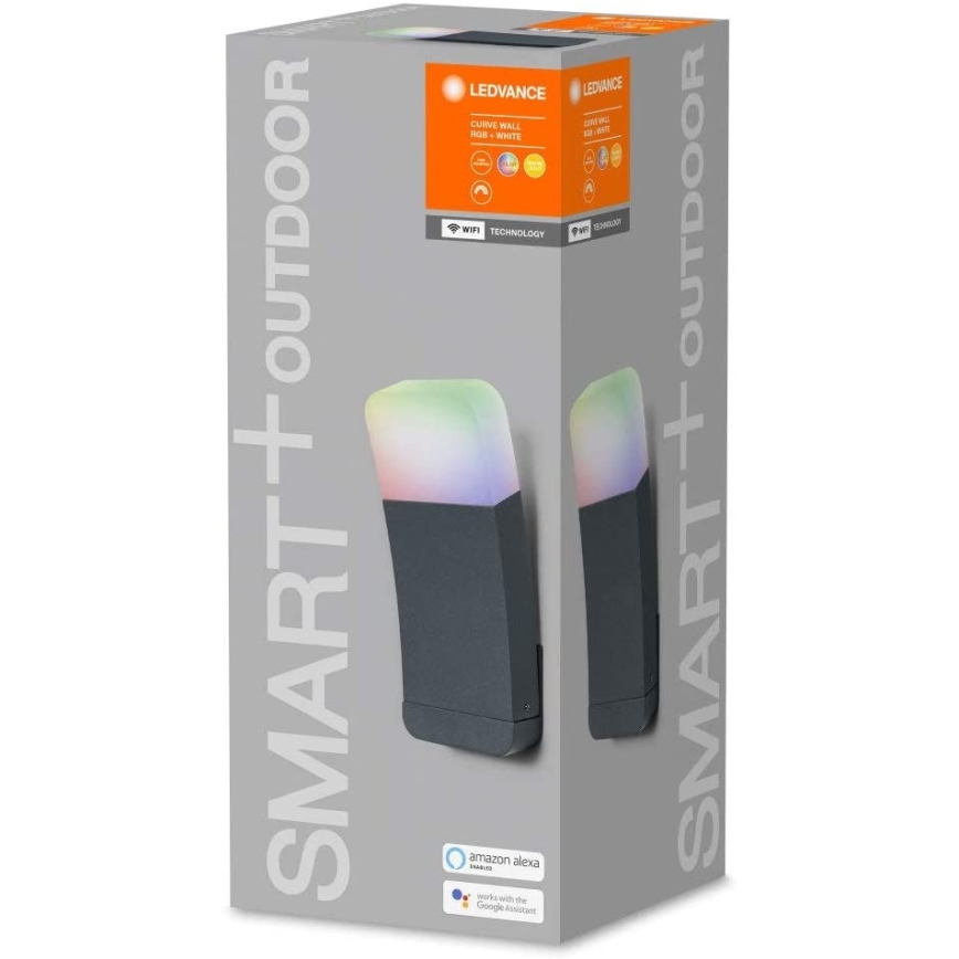 Ledvance - LED RGBW Kinkiet zewnętrzny SMART+ CURVE LED/9W/230V IP44