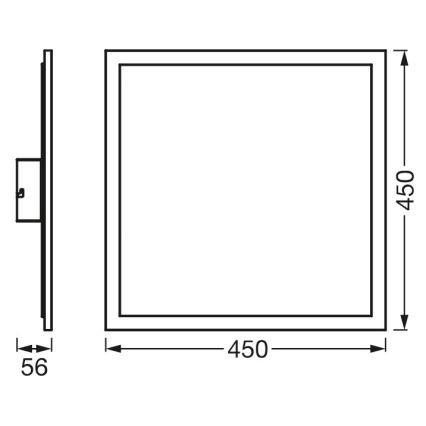 Ledvance - LED RGBW Panel ściemnialny SMART+ PLANON LED/28W/230V 3000-6500K Wi-Fi + pilot