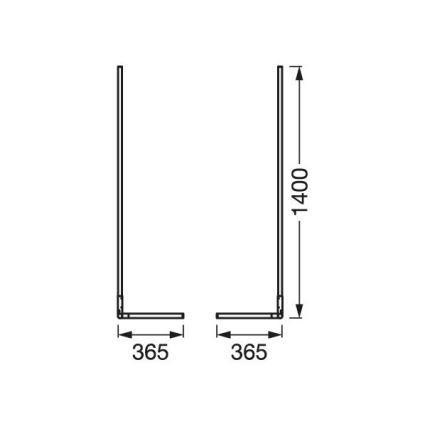 Ledvance - LED RGBW Ściemnialna lampa podłogowa SMART+ FLOOR LED/14W/230V 2700-6500K Wi-Fi + remote control