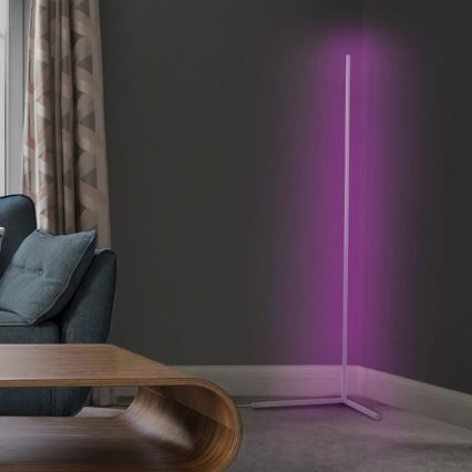 Ledvance - LED RGBW Ściemnialna lampa podłogowa SMART+ FLOOR LED/20W/230V 2700-6500K Wi-Fi biała + pilot