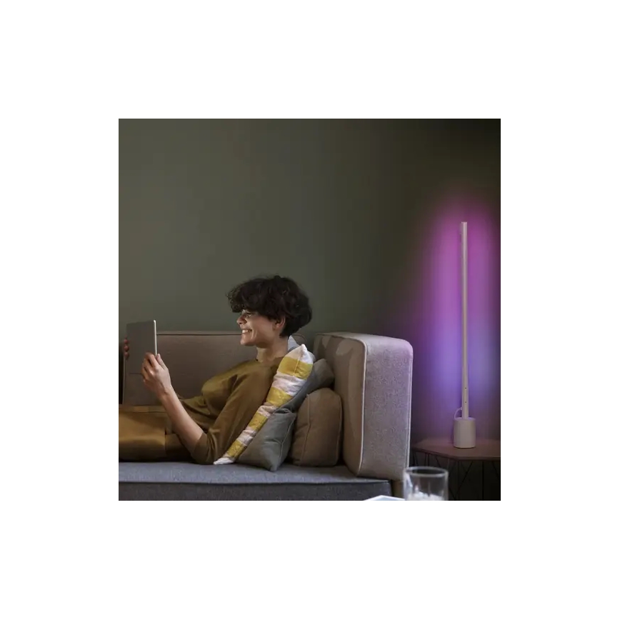Ledvance - LED RGBW Ściemnialna lampa podłogowa SMART+ FLOOR LED/8W/230V 2700-6500 Wi-Fi biała + pilot