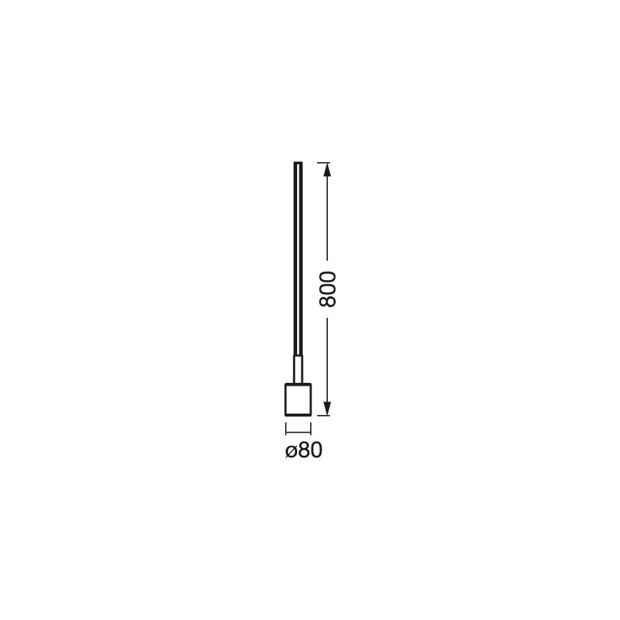 Ledvance - LED RGBW Ściemnialna lampa podłogowa SMART+ FLOOR LED/8W/230V 2700-6500 Wi-Fi biała + pilot