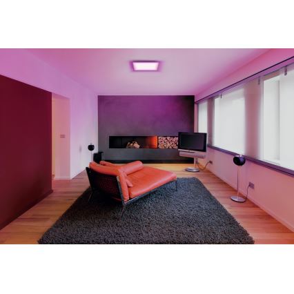 Ledvance - LED RGBW ściemnialna oprawa sufitowa SMART+ PLANON LED/28W/230V 45x45 cm Wi-Fi