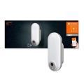 Ledvance - LED RGBW ściemnialna zewnętrzna lampa ścienna z czujnikiem i kamerą SMART+ LED/15W/230V Wi-Fi IP44
