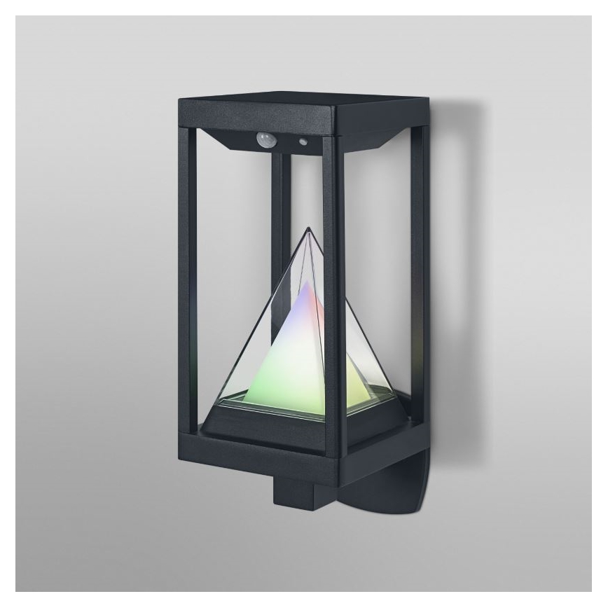 Ledvance - LED RGBW Ściemnialny kinkiet solarny z czujnikiem SMART+ ALPS LED/6W/3,7V 2200 mAh 3000K IP44