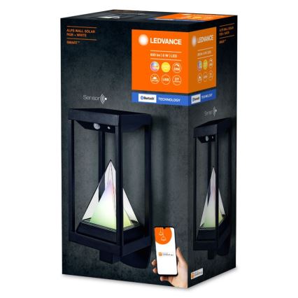 Ledvance - LED RGBW Ściemnialny kinkiet solarny z czujnikiem SMART+ ALPS LED/6W/3,7V 2200 mAh 3000K IP44
