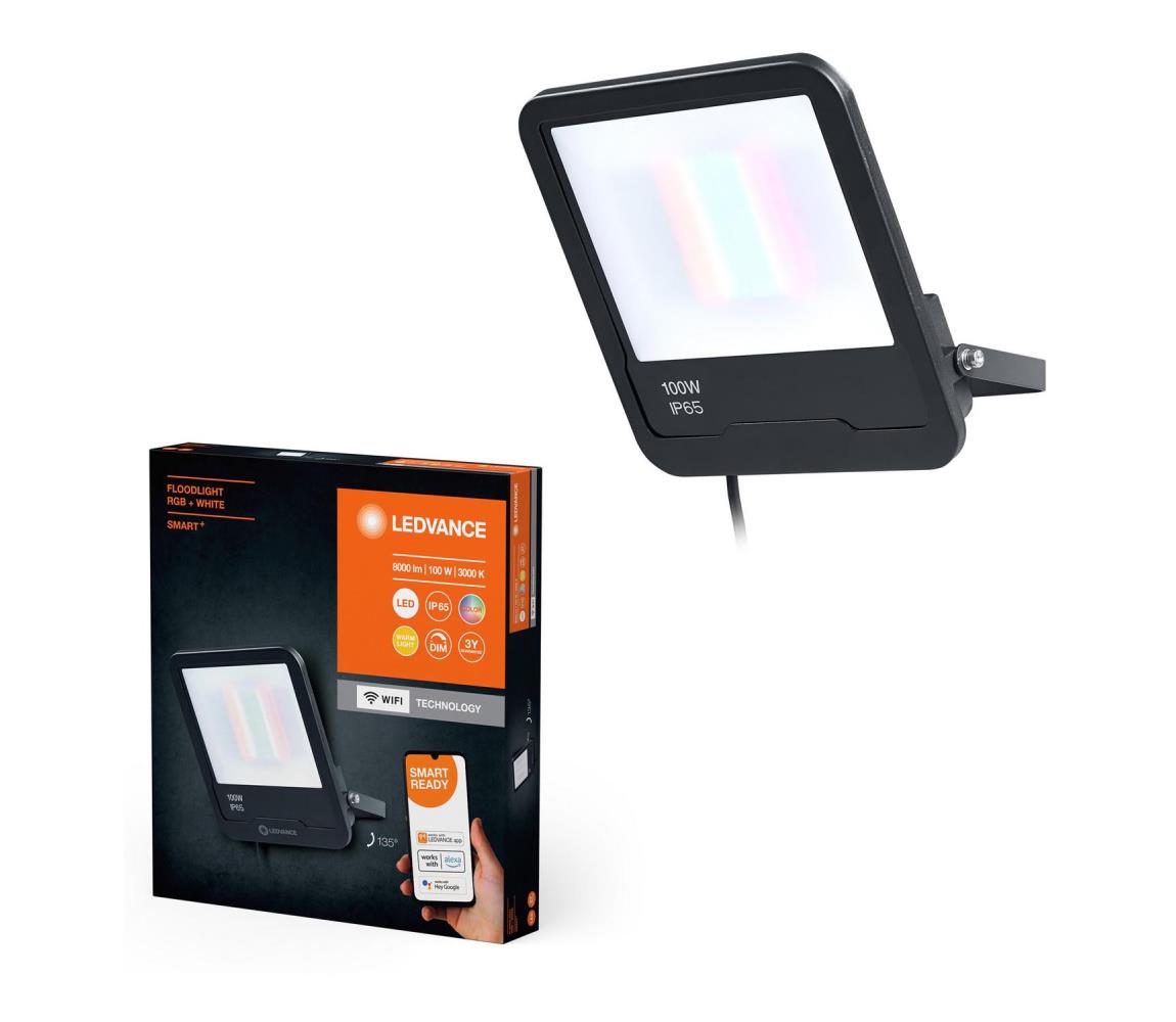 Ledvance - LED RGBW Ściemnialny naświetkacz FLOODLIGHT LED/100W/230V IP65 Wi-Fi