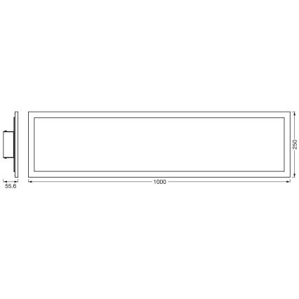 Ledvance - LED RGBW Ściemnialny panel SMART+ PLANON LED/30W/230V 3000-6500K Wi-Fi + pilot