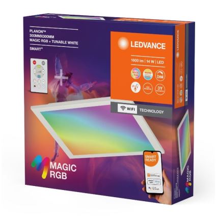 Ledvance - LED RGBW Ściemnialny plafon SMART+ MAGIC LED/14W/230V 2700-6500K Wi-Fi + pilot zdalnego sterowania