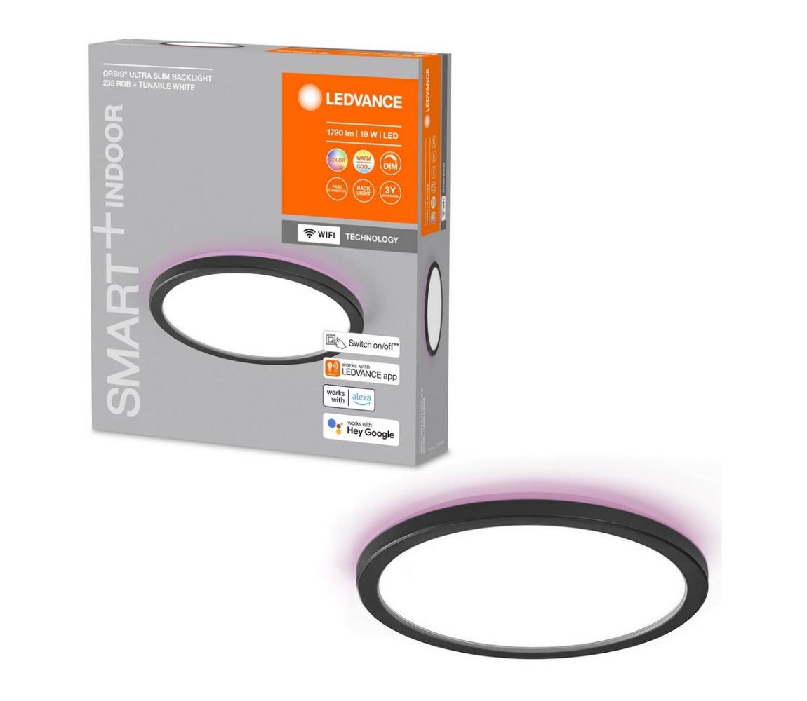Ledvance - LED RGBW Ściemnialny plafon SMART+ ORBIS LED/19W/230V Wi-Fi