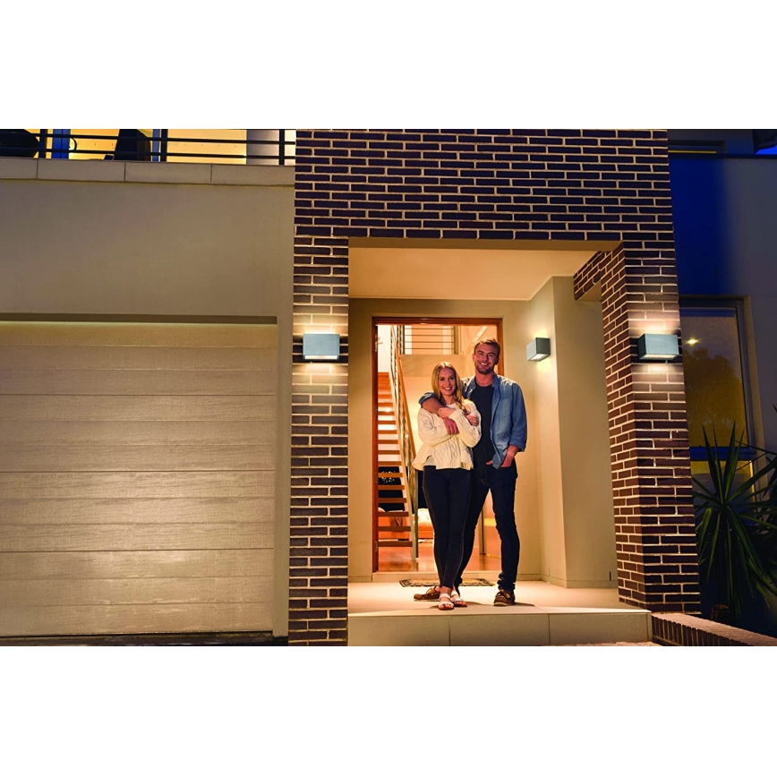 Ledvance - LED RGBW Ściemniany kinkiet zewnętrzny SMART+ BRICK LED/14W/230V Wi-Fi IP44