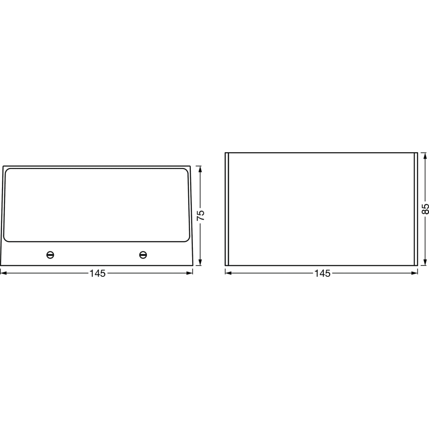 Ledvance - LED RGBW Ściemniany kinkiet zewnętrzny SMART+ BRICK LED/14W/230V Wi-Fi IP44