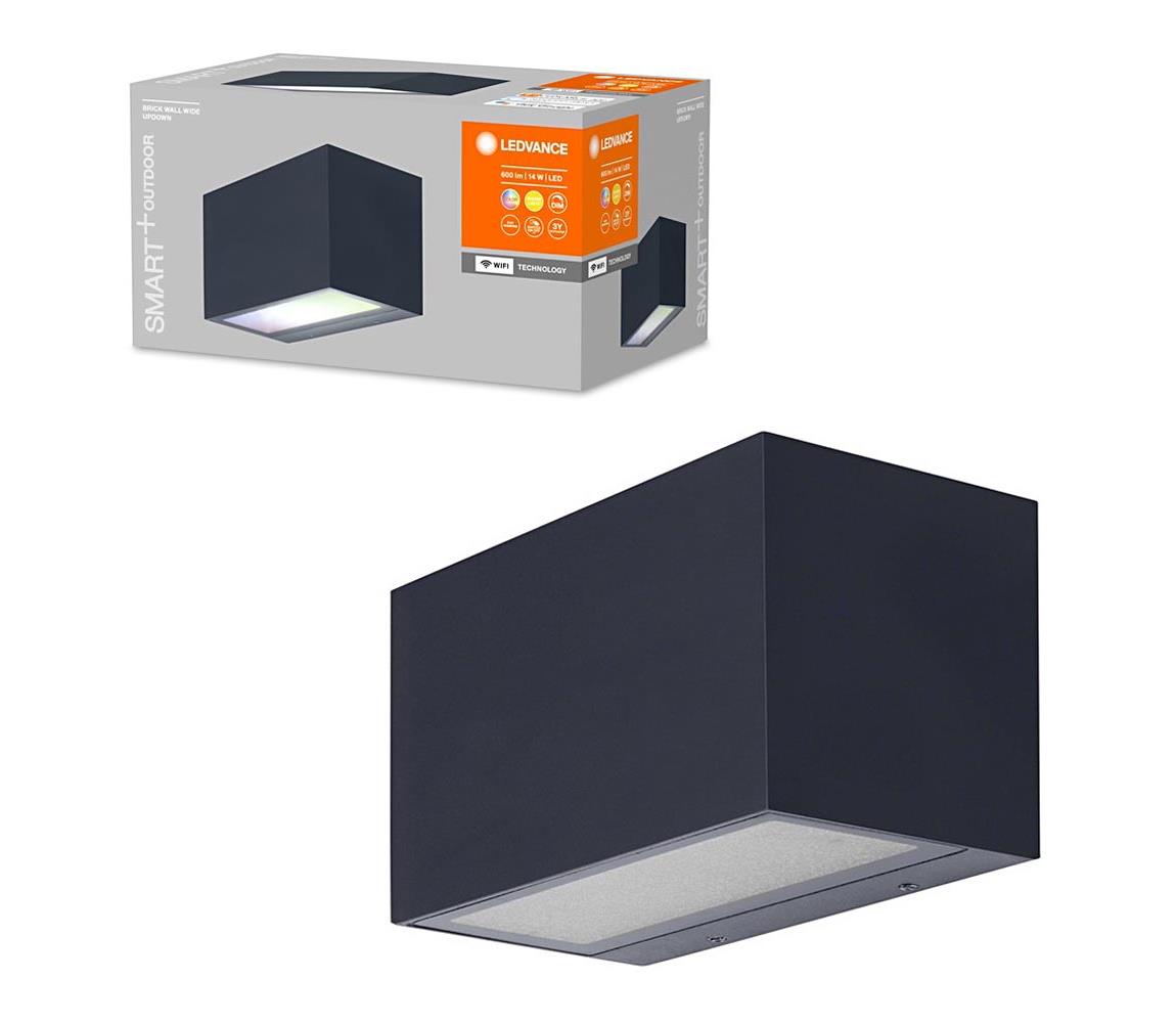 Ledvance - LED RGBW Ściemniana lampa zewnętrzna BRICK LED/14W/230V Wi-Fi IP44
