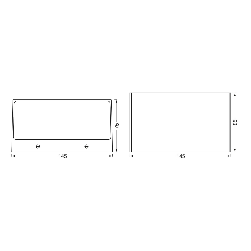 Ledvance - LED RGBW Ściemniany kinkiet zewnętrzny SMART+ BRICK LED/14W/230V Wi-Fi IP44
