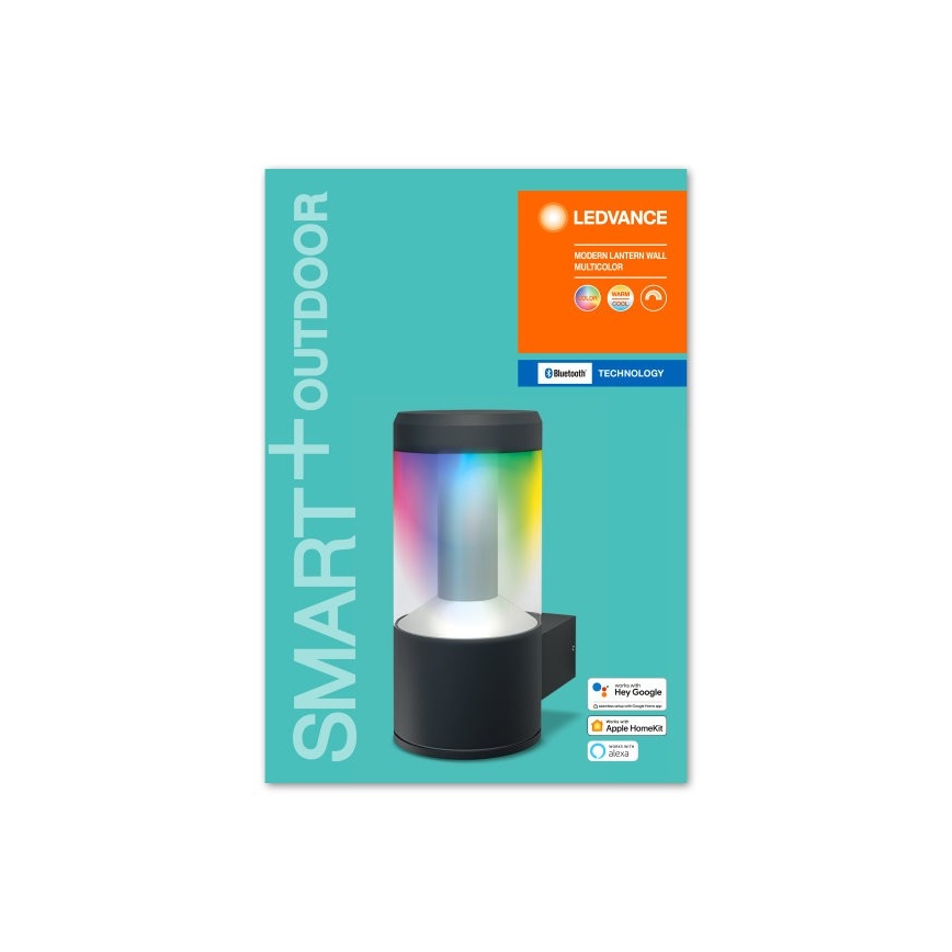 Ledvance -LED RGBW Ściemniany kinkiet SMART+ MODERN LED/12W/230V IP44 BT