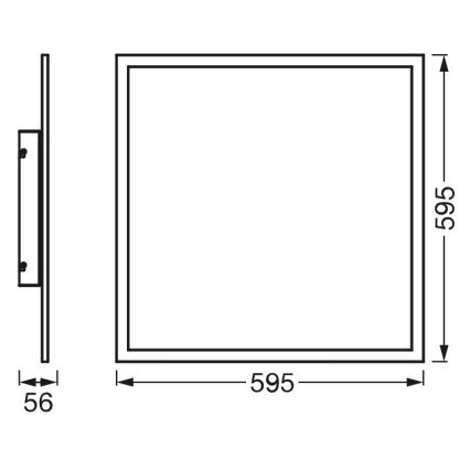 Ledvance - LED RGBW Ściemniany panel SMART+ PLANON LED/40W/230V 3000-6500K Wi-Fi + pilot