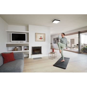 Ledvance - LED RGBW Ściemniany plafon SMART+ ORBIS LED/28W/230V 3000-6500K Wi-Fi czarny
