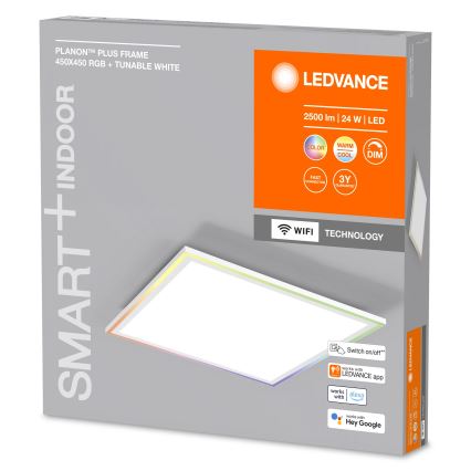 Ledvance - LED RGBW Ściemnilany plafon SMART+ PLANON LED/24W/230V 2700-6500K Wi-Fi