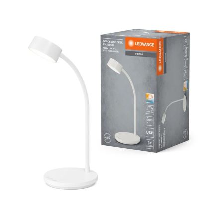 Ledvance - LED Dotykowa ściemniana lampa biurkowa OFFICE LED/4,8W/5V 3000-6500K biała