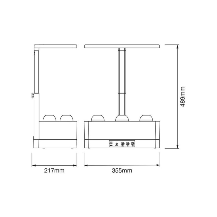 Ledvance - LED ściemnialna lampa wewnętrzna do roślin GARDEN KIT LED/24W/230V