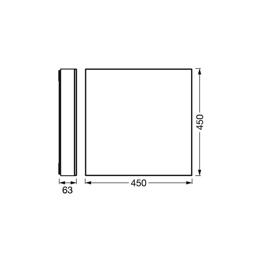 Ledvance - LED Natynkowy plafon SMART+ FRAMELESS LED/24,5W/230V 3000-6500K Wi-Fi z regulacją jasności