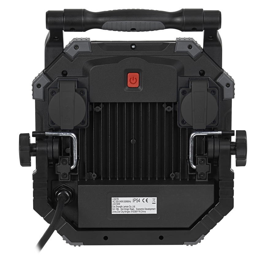 Ledvance - LED ściemnialna robocza lampa z 2 gniazdami WORKLIGHT VALUE LED/60W/230V IP54