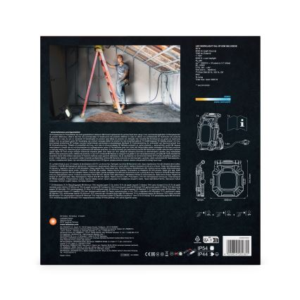 Ledvance - LED ściemnialna robocza lampa z 2 gniazdami WORKLIGHT VALUE LED/60W/230V IP54