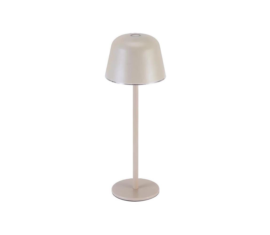 Ledvance - LED Ściemnialna zewnętrzna lampa akumulatorowa TABLE LED/2,5W/5V IP54 beżowe